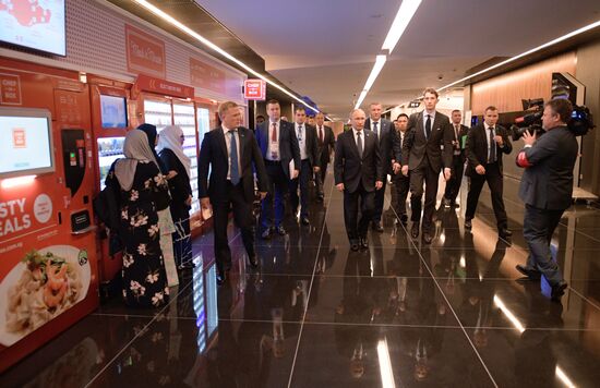 President Vladimir Putin's visit to Singapore. Day two