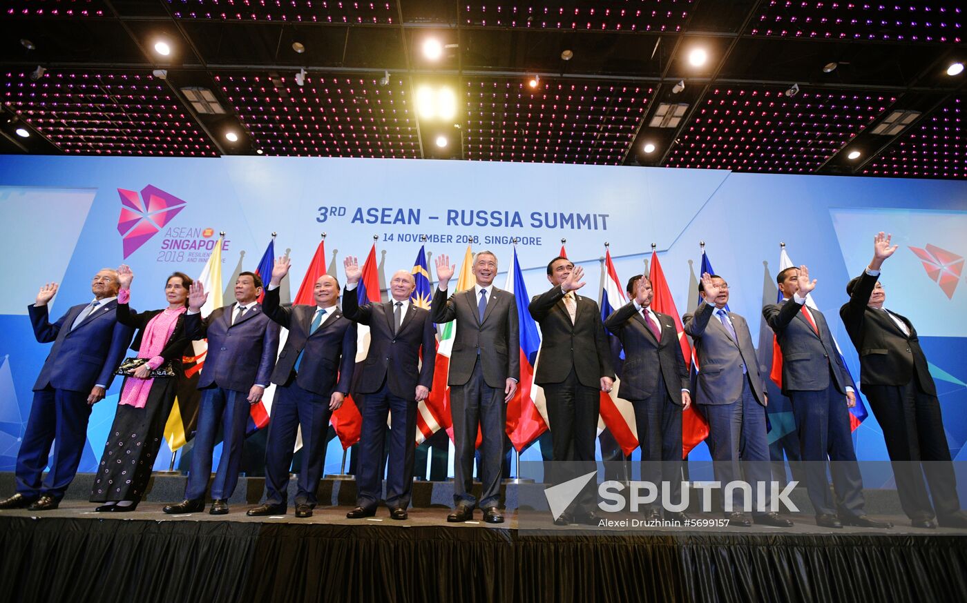 President Vladimir Putin's visit to Singapore. Day two