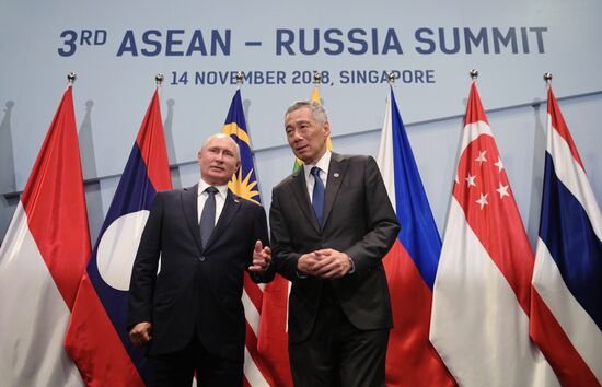 President Vladimir Putin's visit to Singapore. Day two
