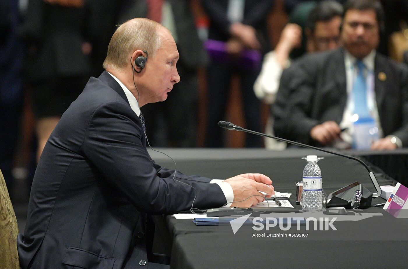 President Vladimir Putin's visit to Singapore. Day two