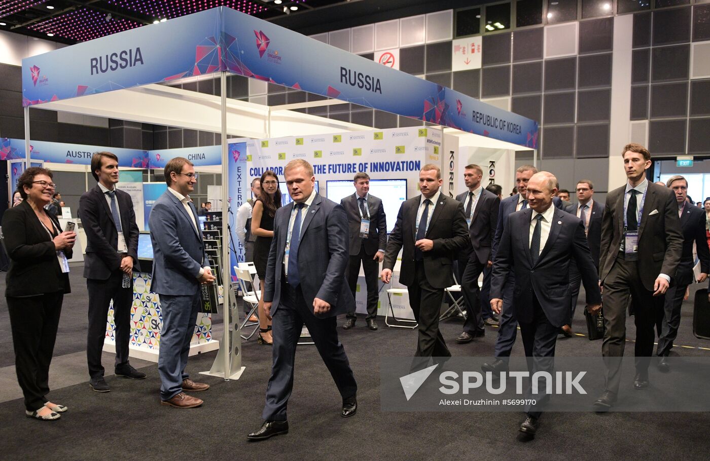 President Vladimir Putin's visit to Singapore. Day two