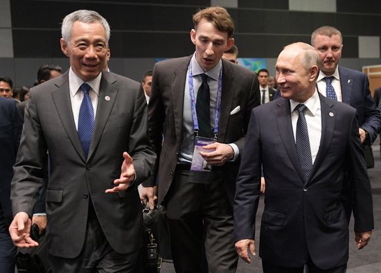 President Vladimir Putin's visit to Singapore. Day two