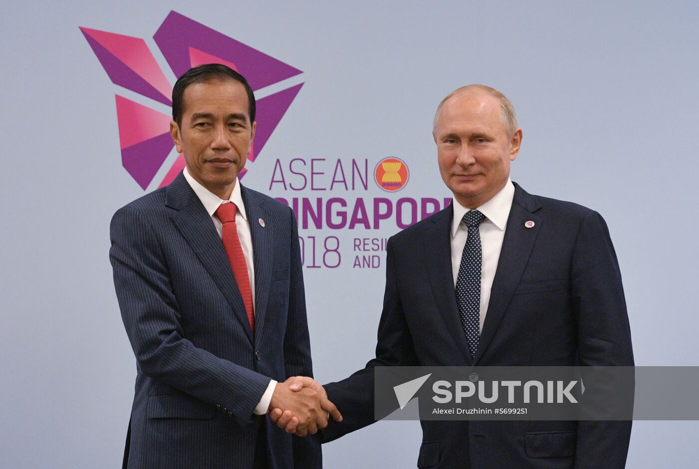 President Vladimir Putin's visit to Singapore. Day two