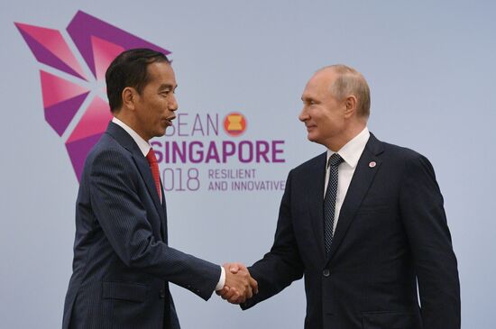 President Vladimir Putin's visit to Singapore. Day two