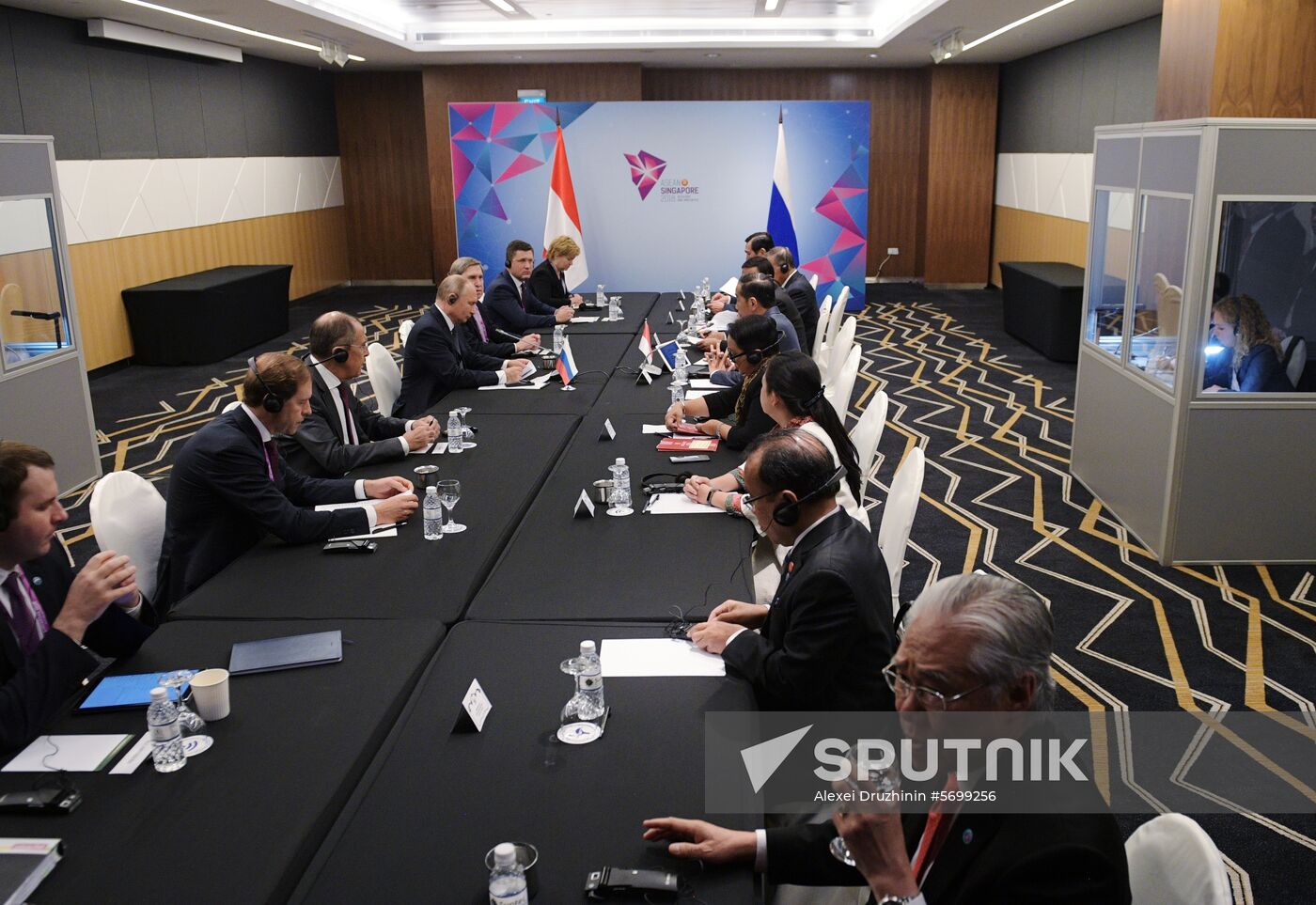 President Vladimir Putin's visit to Singapore. Day two