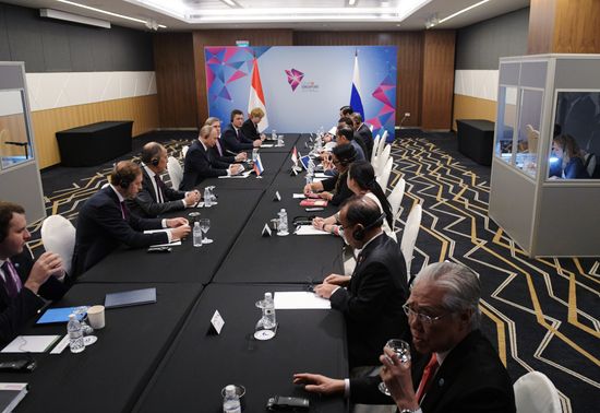 President Vladimir Putin's visit to Singapore. Day two