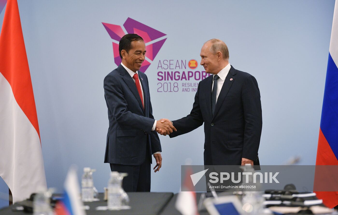 President Vladimir Putin's visit to Singapore. Day two