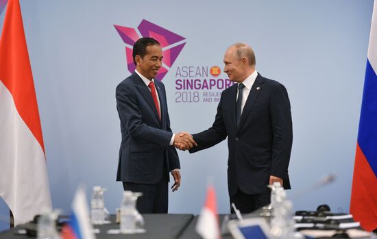 President Vladimir Putin's visit to Singapore. Day two