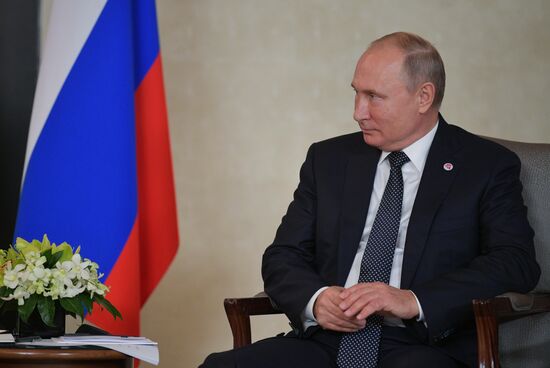 President Vladimir Putin's visit to Singapore. Day two