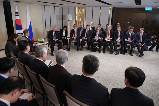 President Vladimir Putin's visit to Singapore. Day two