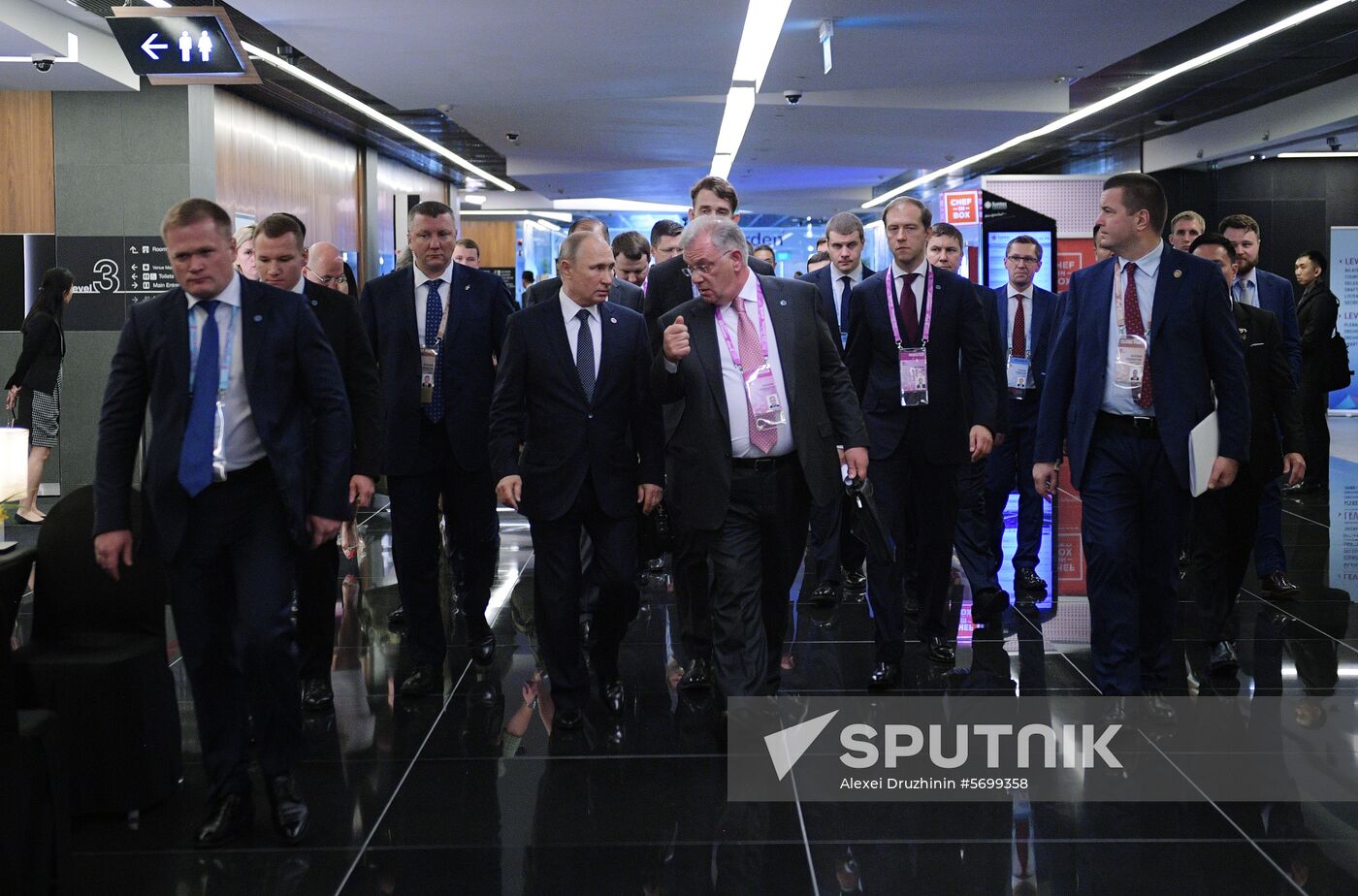 President Vladimir Putin's visit to Singapore. Day two