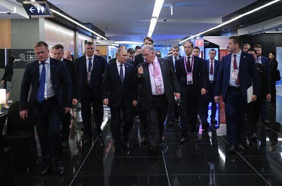 President Vladimir Putin's visit to Singapore. Day two