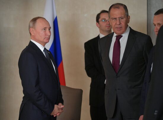 President Vladimir Putin's visit to Singapore. Day two