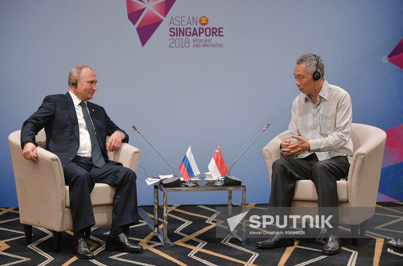 President Vladimir Putin's visit to Singapore. Day two