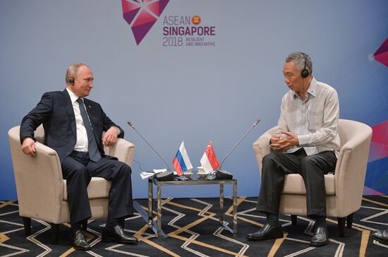 President Vladimir Putin's visit to Singapore. Day two