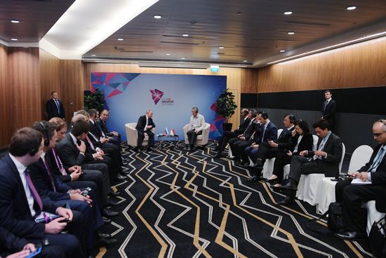 President Vladimir Putin's visit to Singapore. Day two