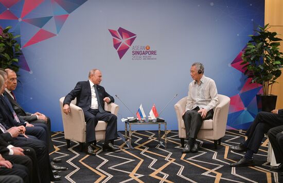 President Vladimir Putin's visit to Singapore. Day two