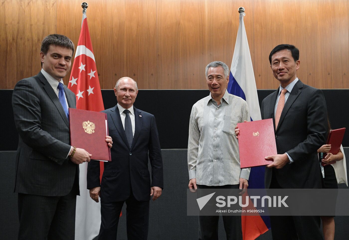 President Vladimir Putin's visit to Singapore. Day two