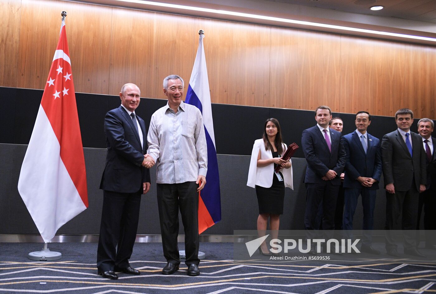 President Vladimir Putin's visit to Singapore. Day two