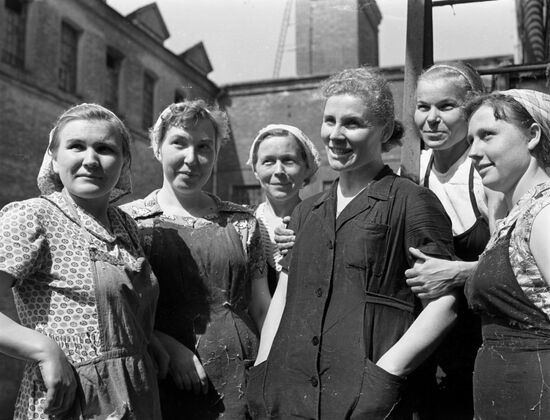 Kalachevskaya's communist labor team
