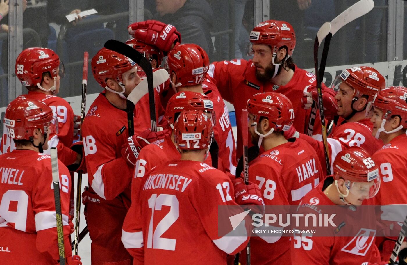Russia Ice Hockey Spartak - Avtomobilist