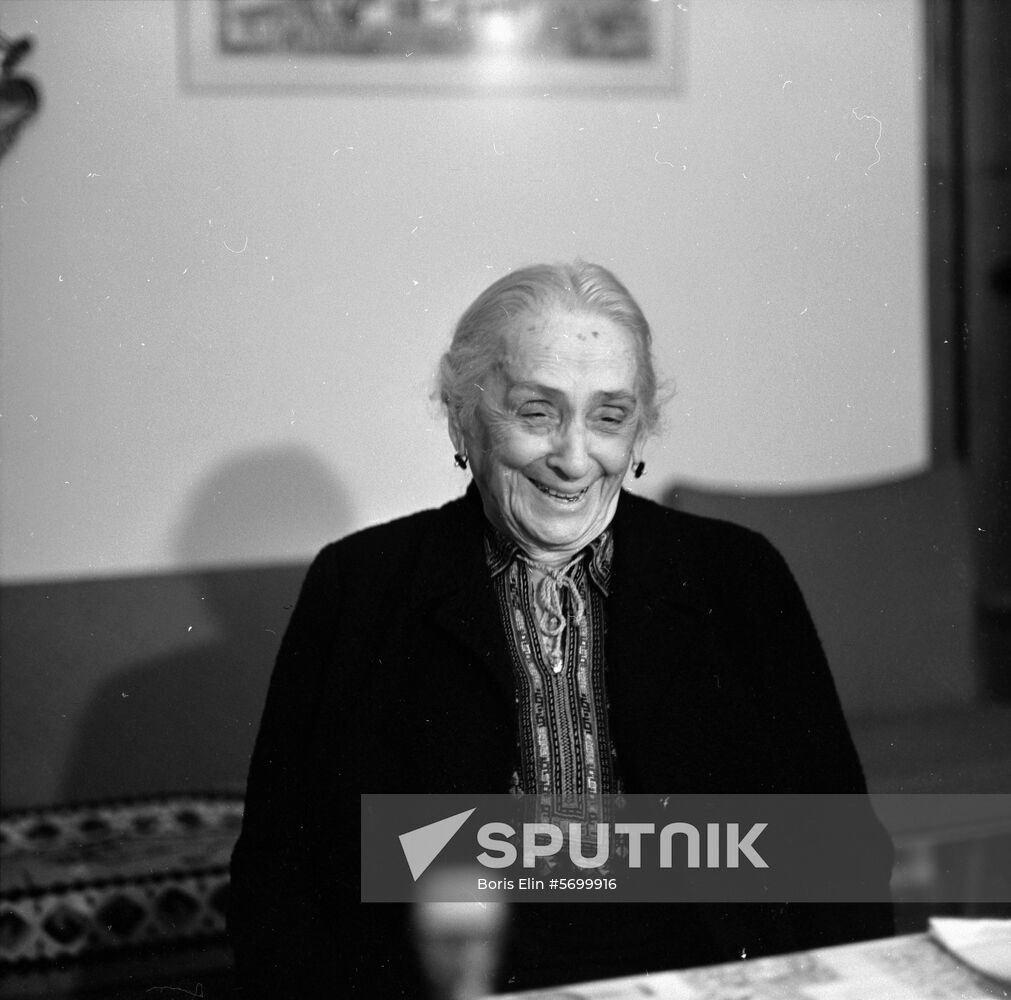 Leader of Communist Party of Spain Dolores Ibarruri Gomez