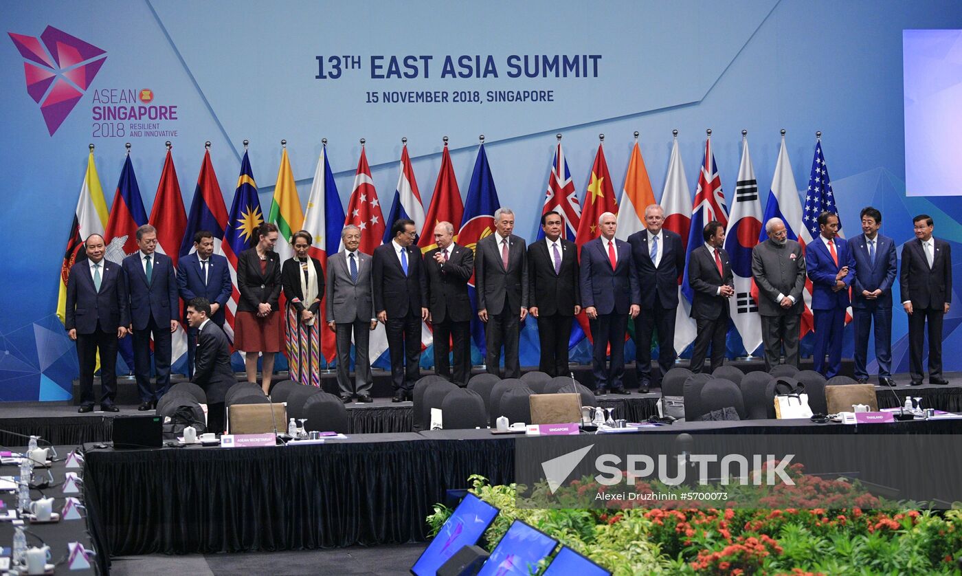 President Putin's visit to Singapore. Day three