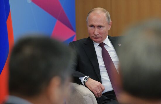President Putin's visit to Singapore. Day three