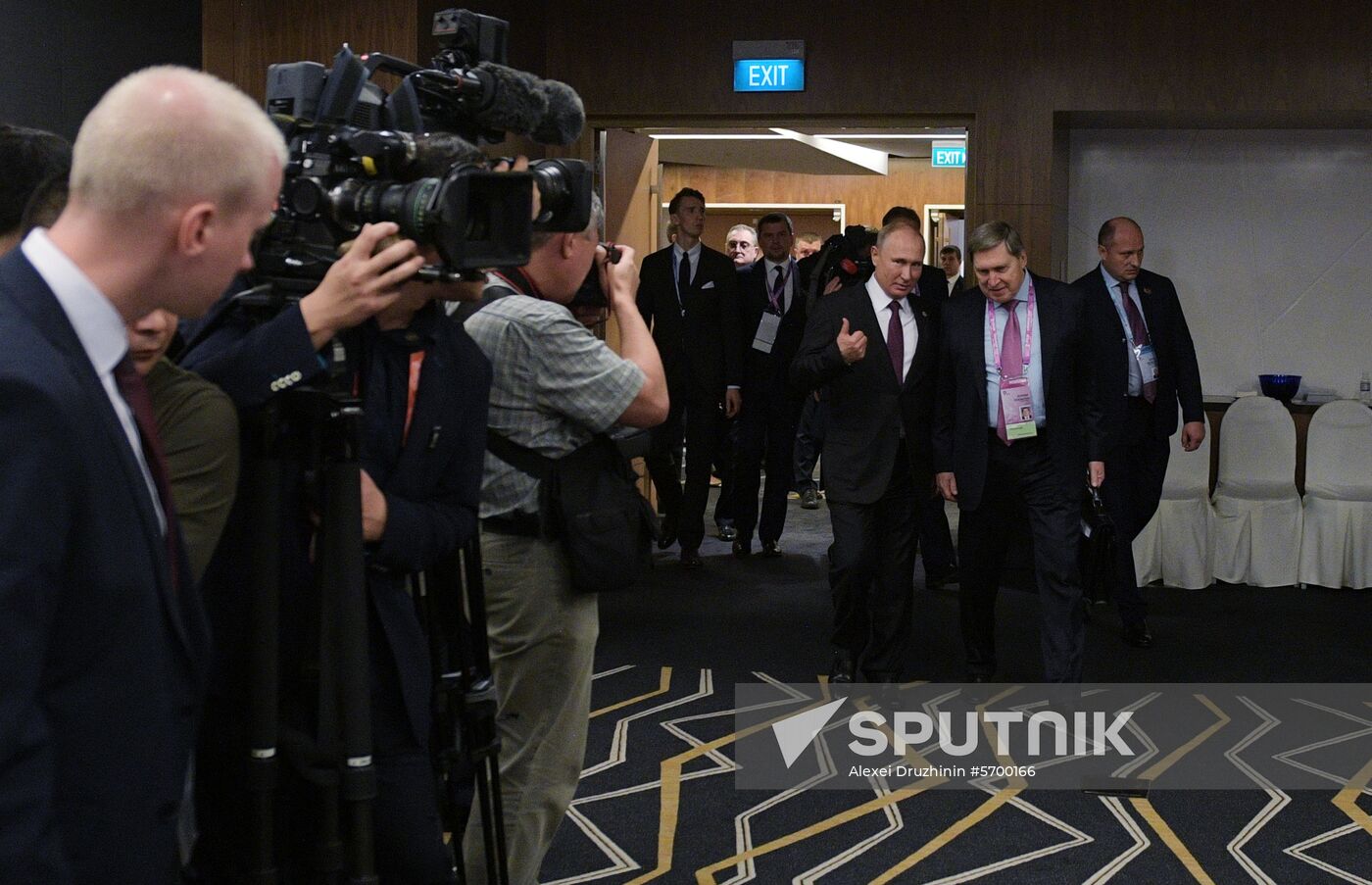 President Putin's visit to Singapore. Day three