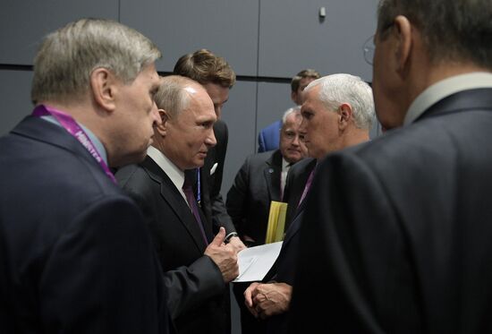 President Putin's visit to Singapore. Day three