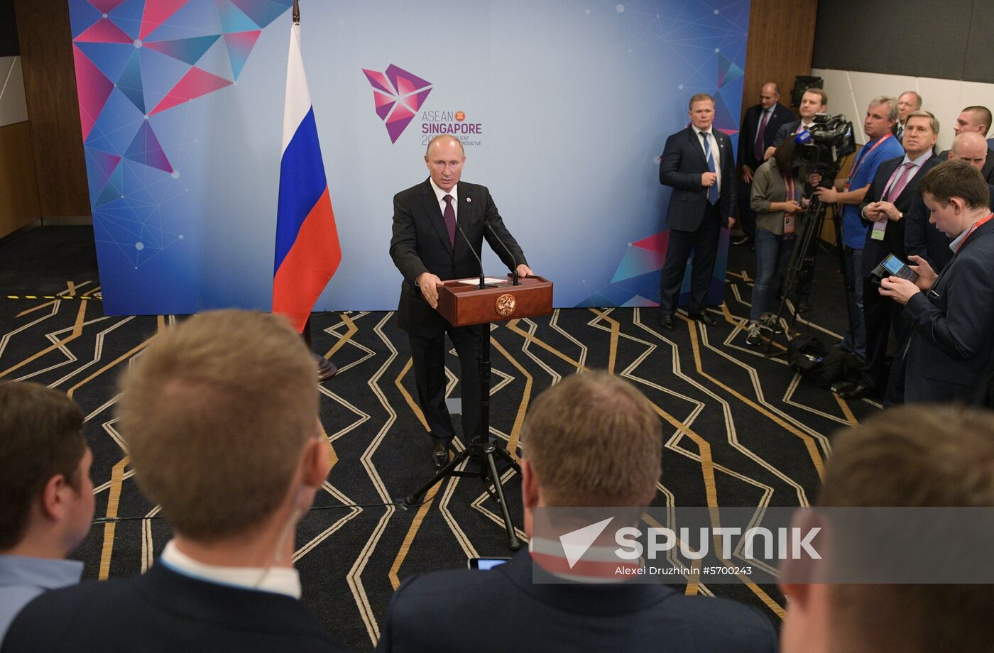 President Putin's visit to Singapore. Day three