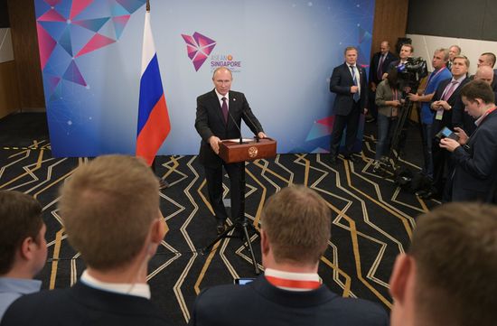 President Putin's visit to Singapore. Day three