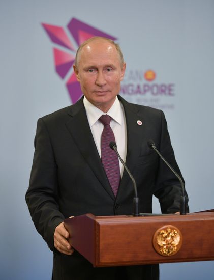 President Putin's visit to Singapore. Day three