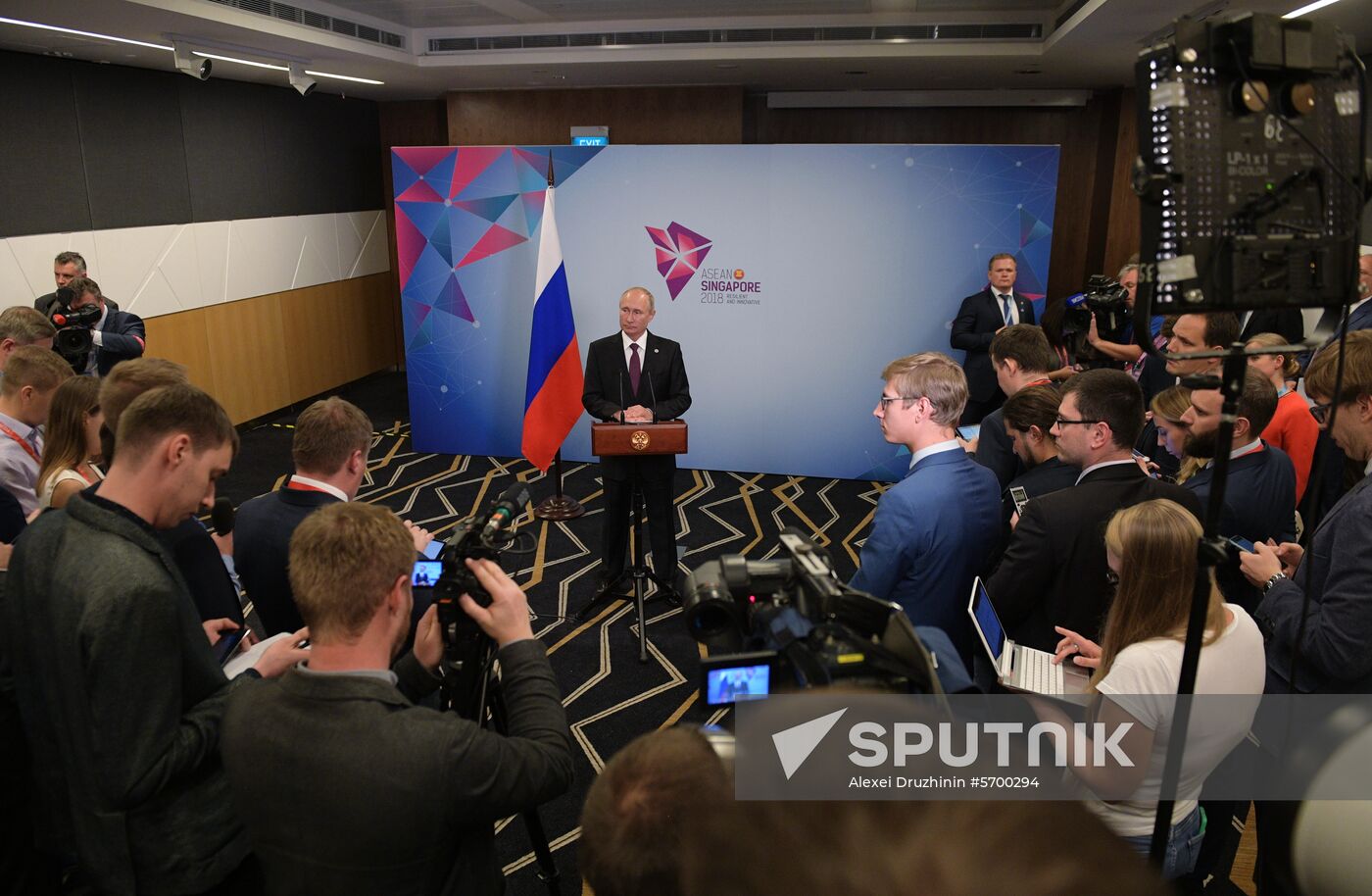 President Putin's visit to Singapore. Day three