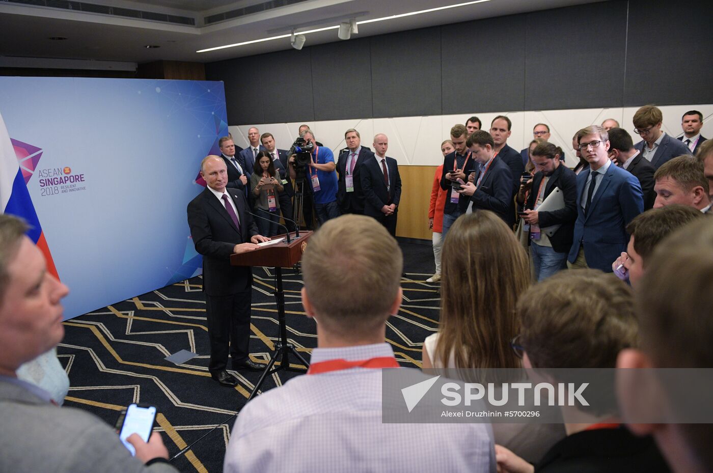 President Putin's visit to Singapore. Day three