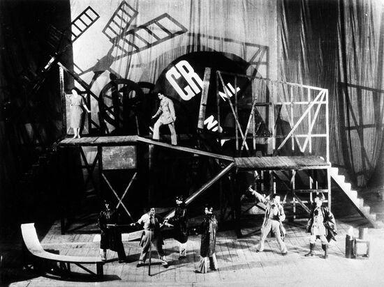 Scene from play 'The magnificent cuckold'