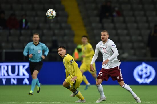 Kazakhstan Soccer Nations League Kazakhstan - Latvia