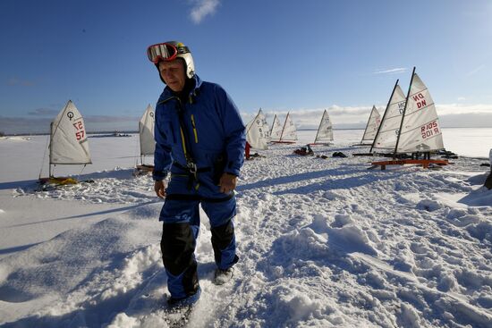 Russia Ice Yachting