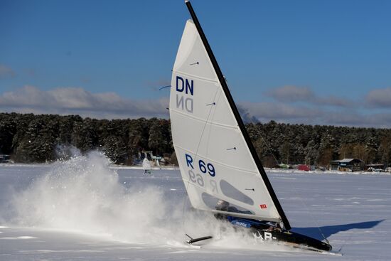 Russia Ice Yachting