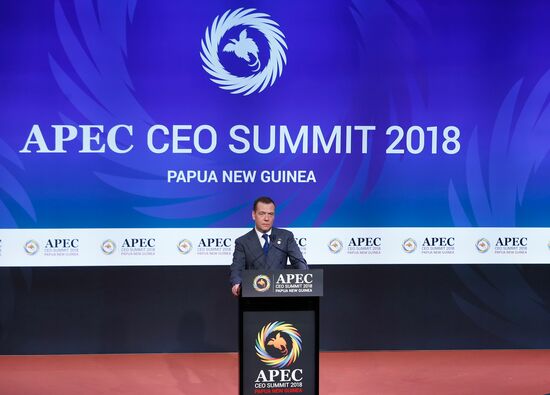 Prime Minister Medvedev attends APEC summit in Papua New Guinea