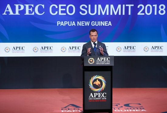 Prime Minister Medvedev attends APEC summit in Papua New Guinea