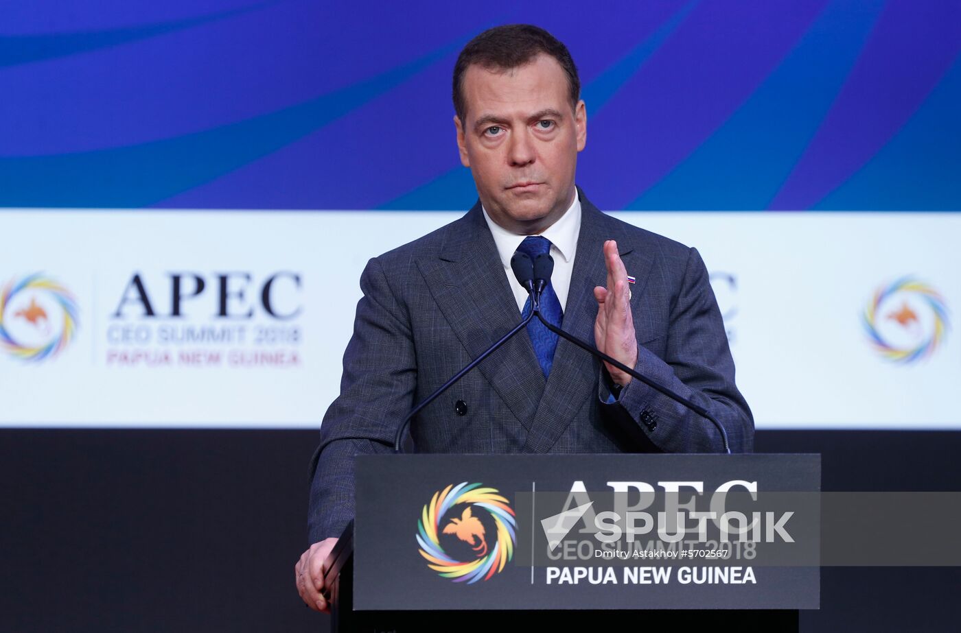 Prime Minister Medvedev attends APEC summit in Papua New Guinea