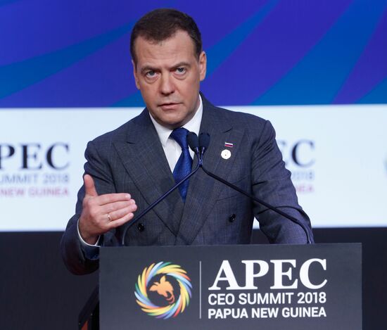 Prime Minister Medvedev attends APEC summit in Papua New Guinea
