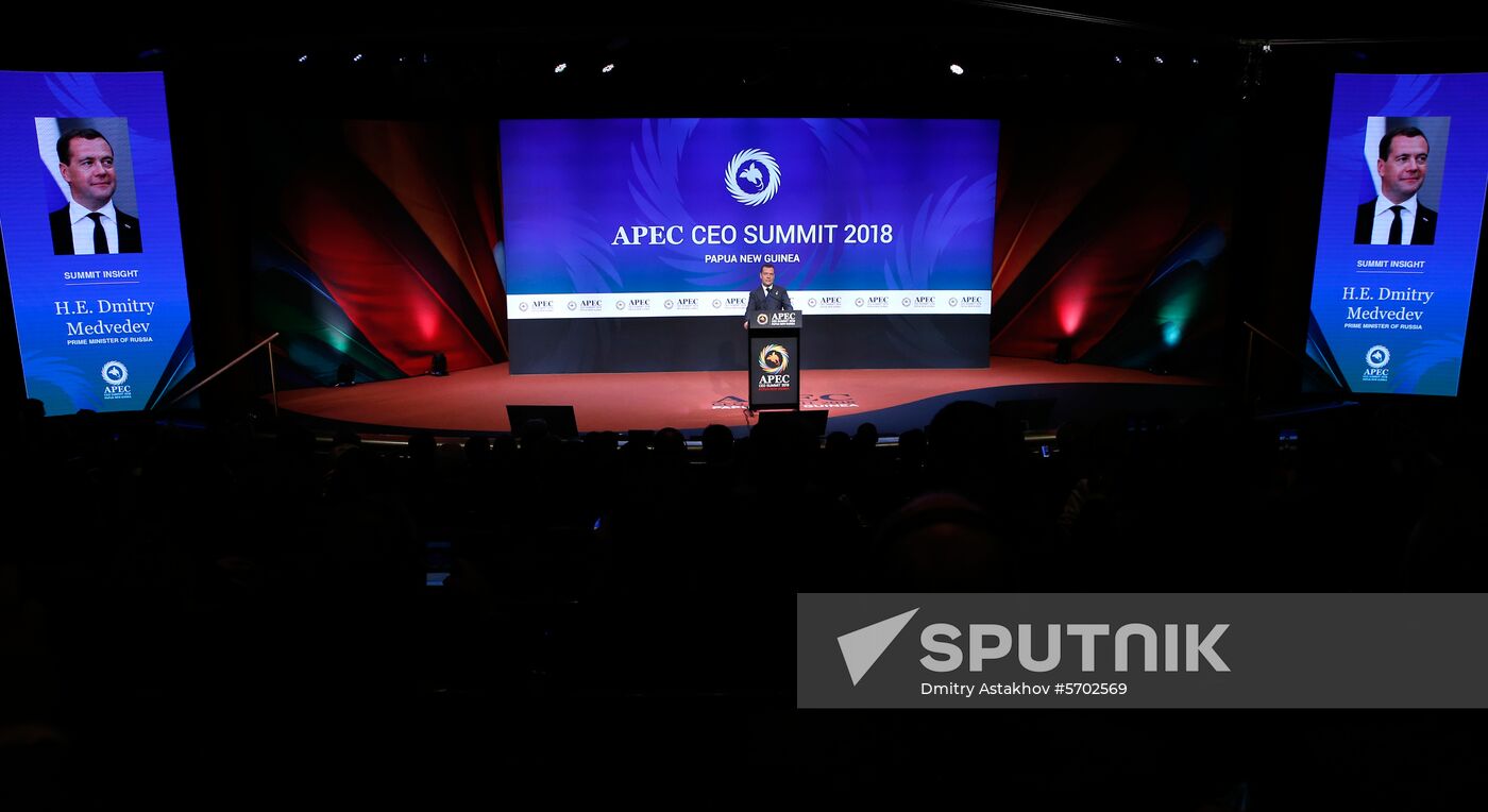 Prime Minister Medvedev attends APEC summit in Papua New Guinea
