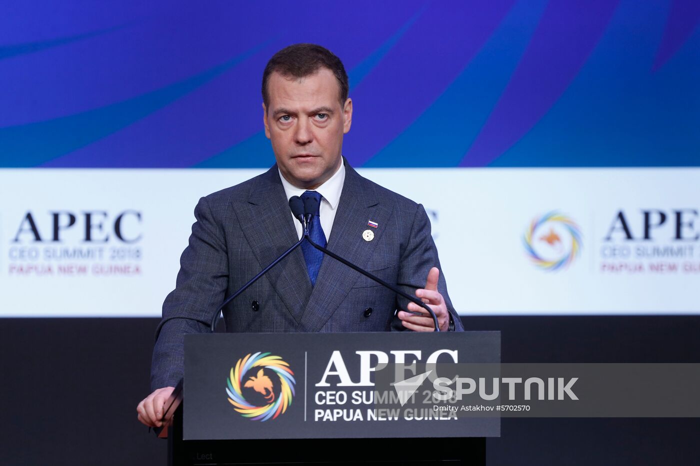 Prime Minister Medvedev attends APEC summit in Papua New Guinea