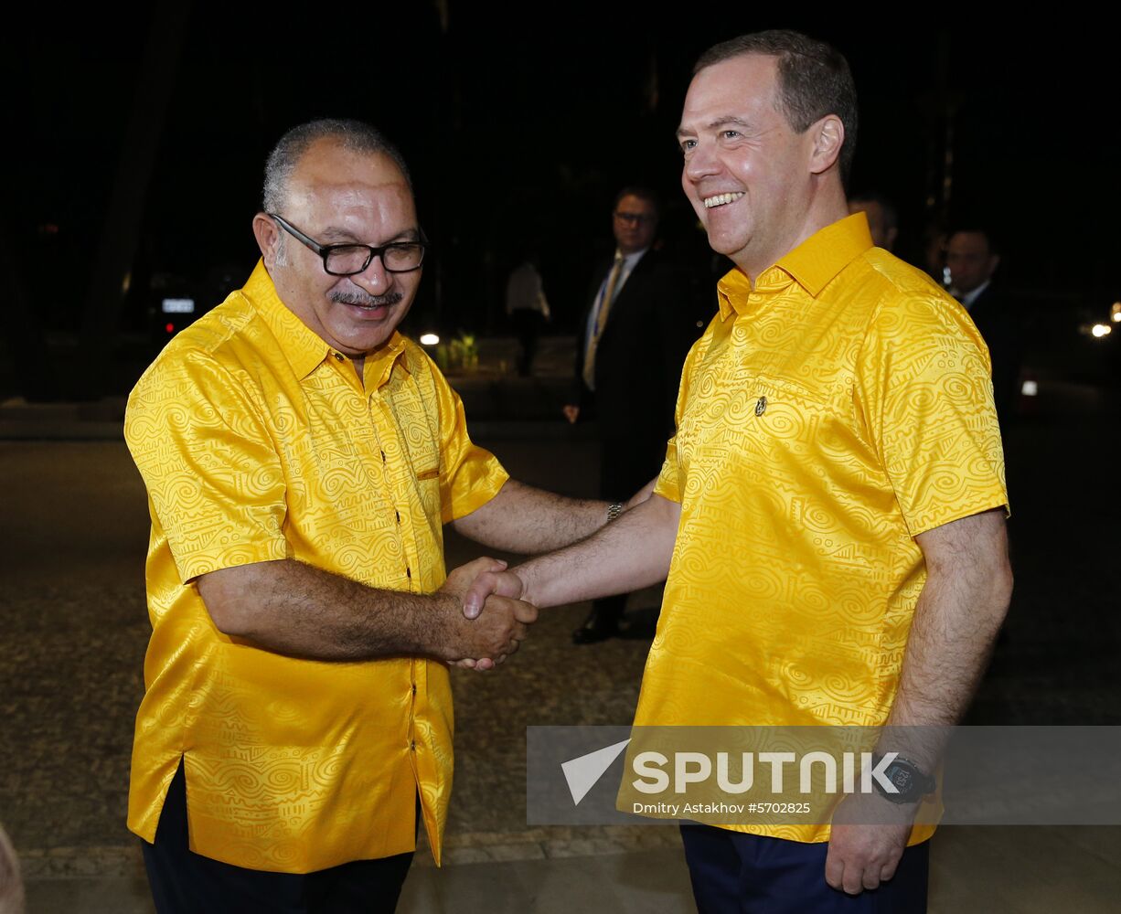 Prime Minister Medvedev attends APEC summit in Papua New Guinea