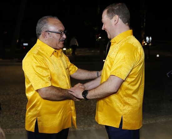 Prime Minister Medvedev attends APEC summit in Papua New Guinea