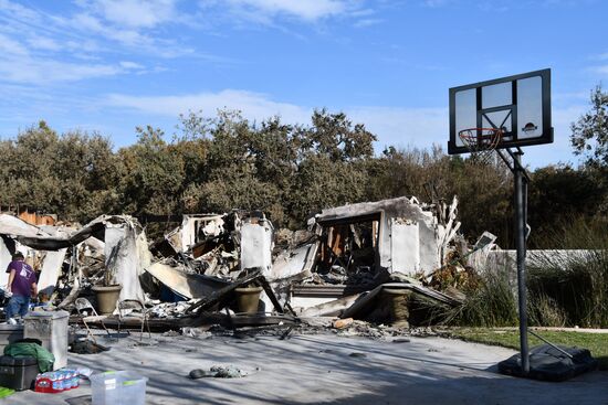 Consequences of wildfires in California