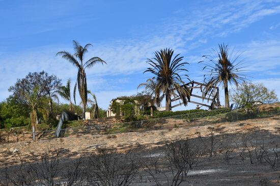 Consequences of wildfires in California