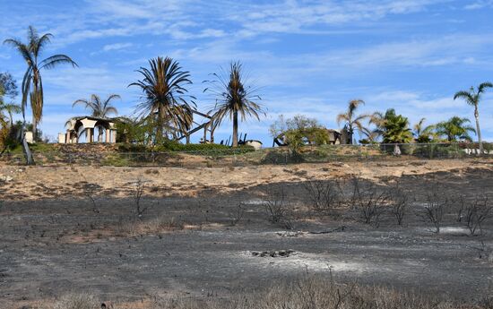 Consequences of wildfires in California